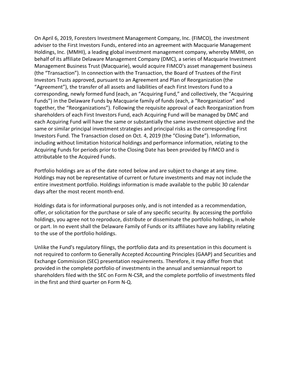 8-31-2019 Holdings Website by FUND (R)(1).Xls [Read-Only