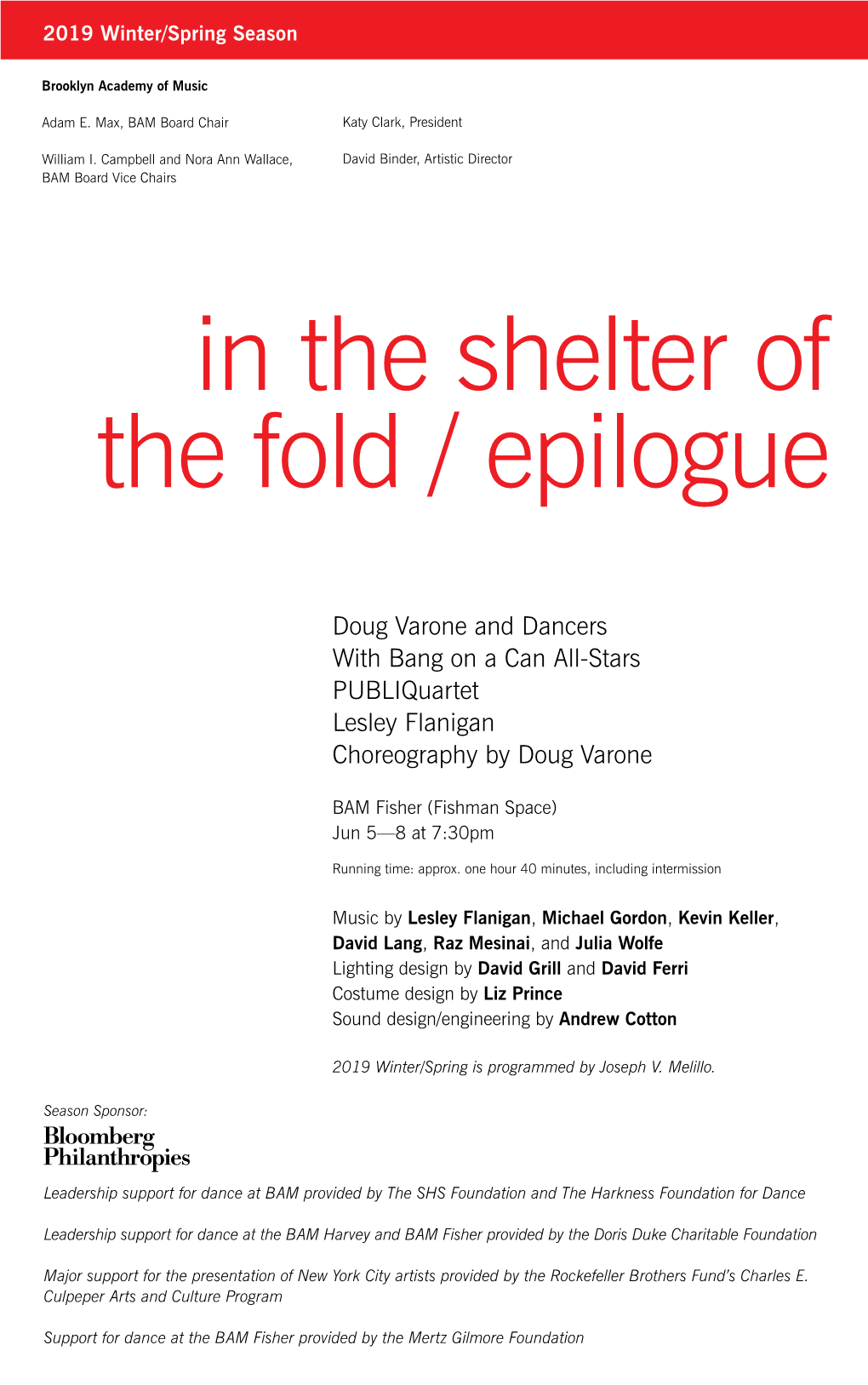 In the Shelter of the Fold / Epilogue