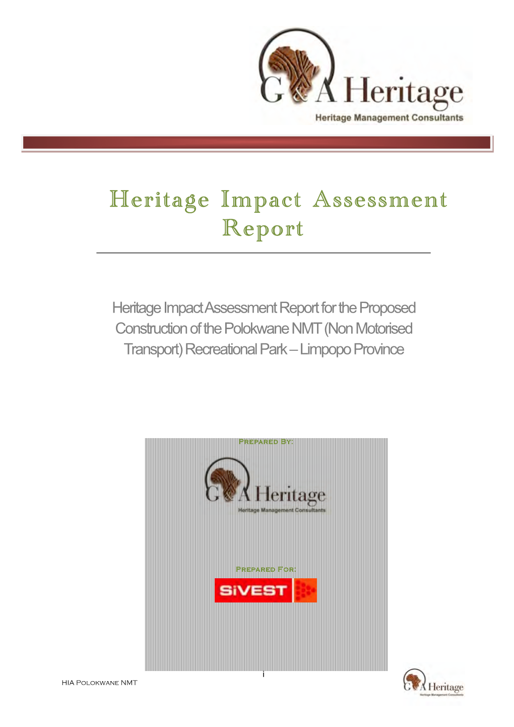 Heritage Impact Assessment Report