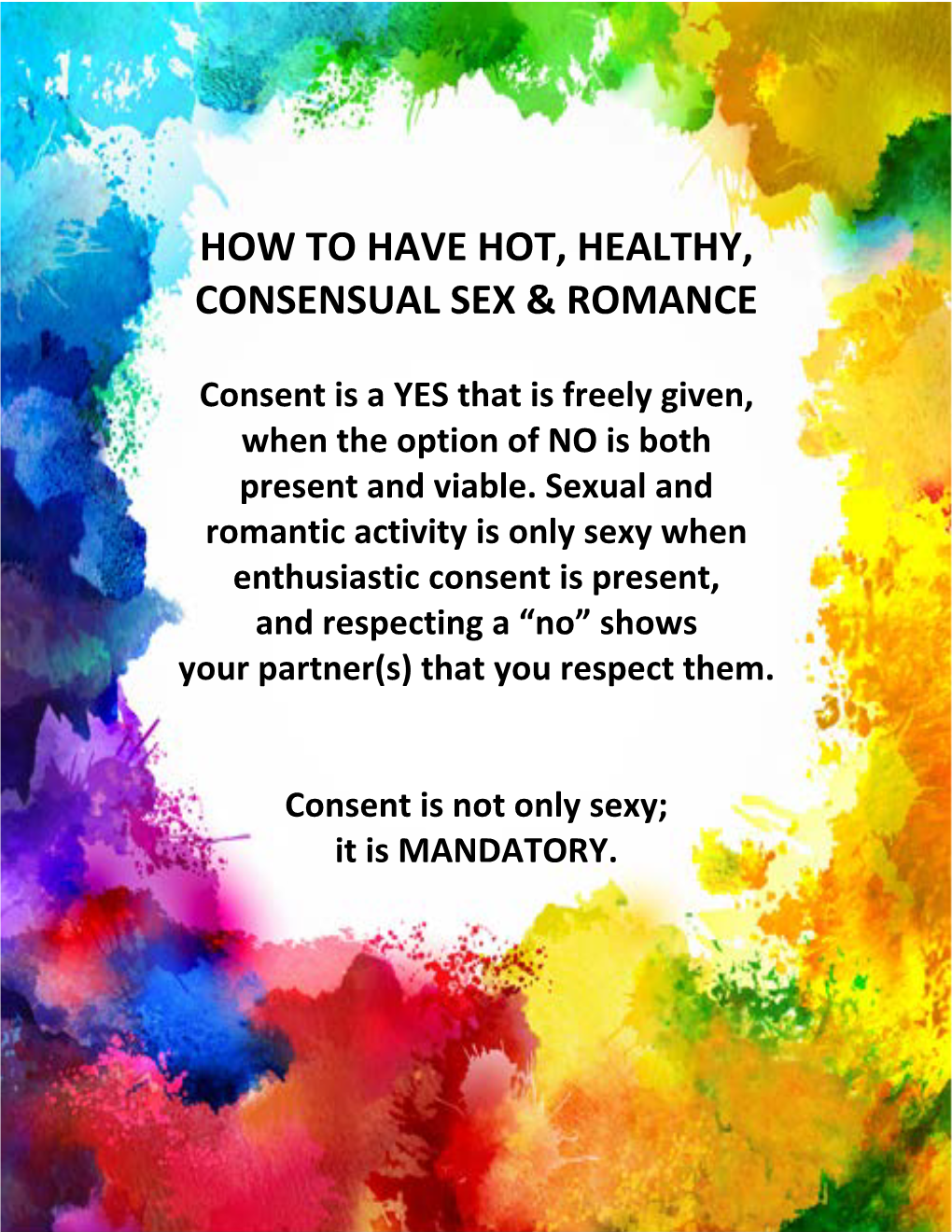 How to Have Hot, Healthy, Consensual Sex & Romance