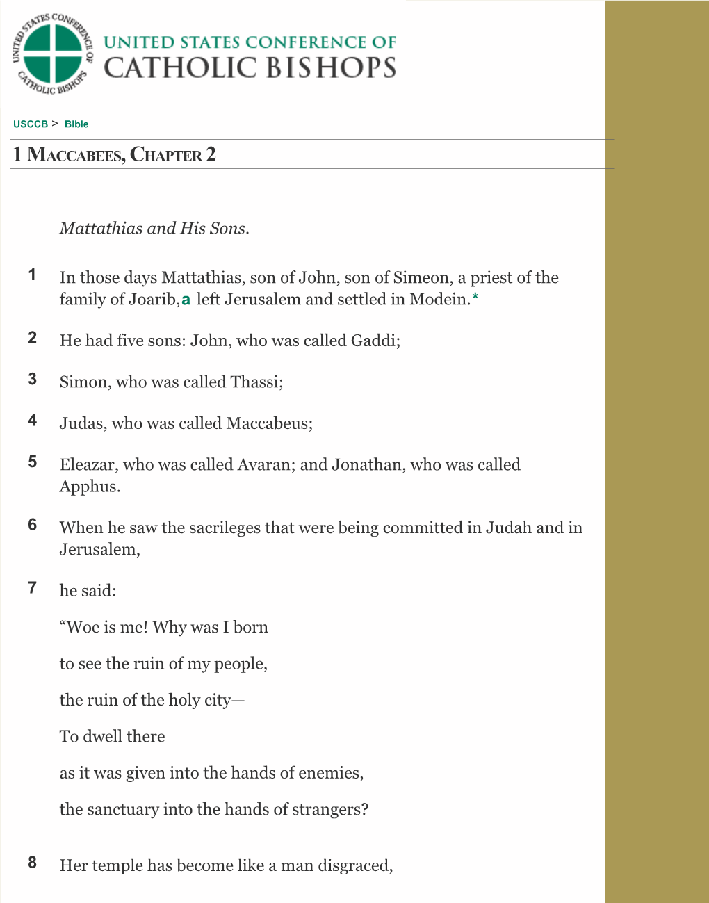 1 Maccabees, Chapter 2