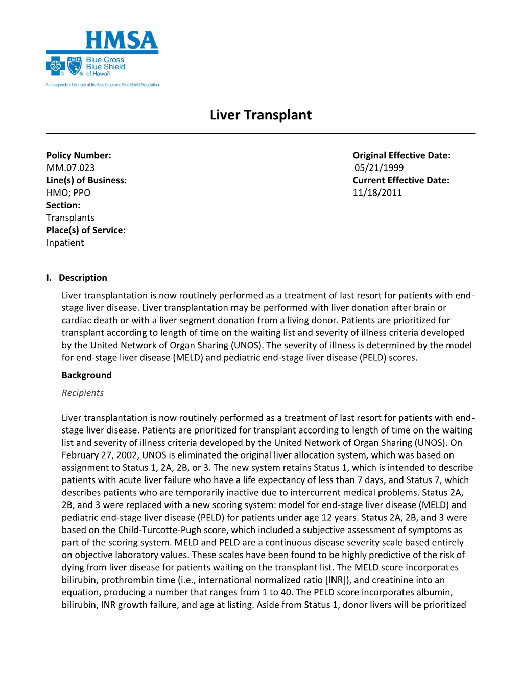 Liver Transplant