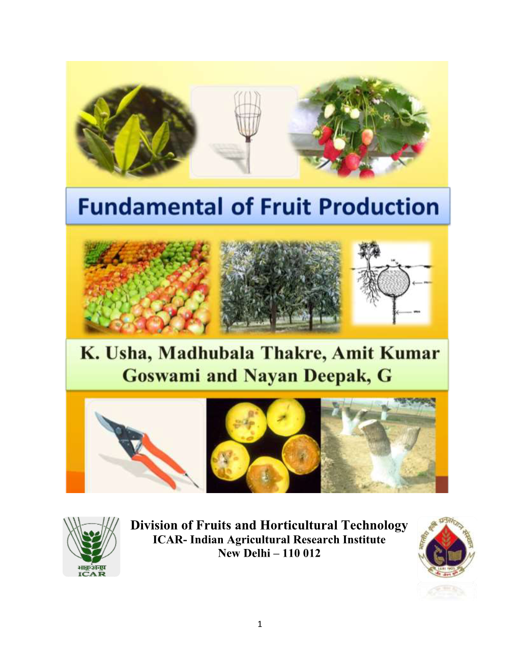 Fundamental of Fruit Production