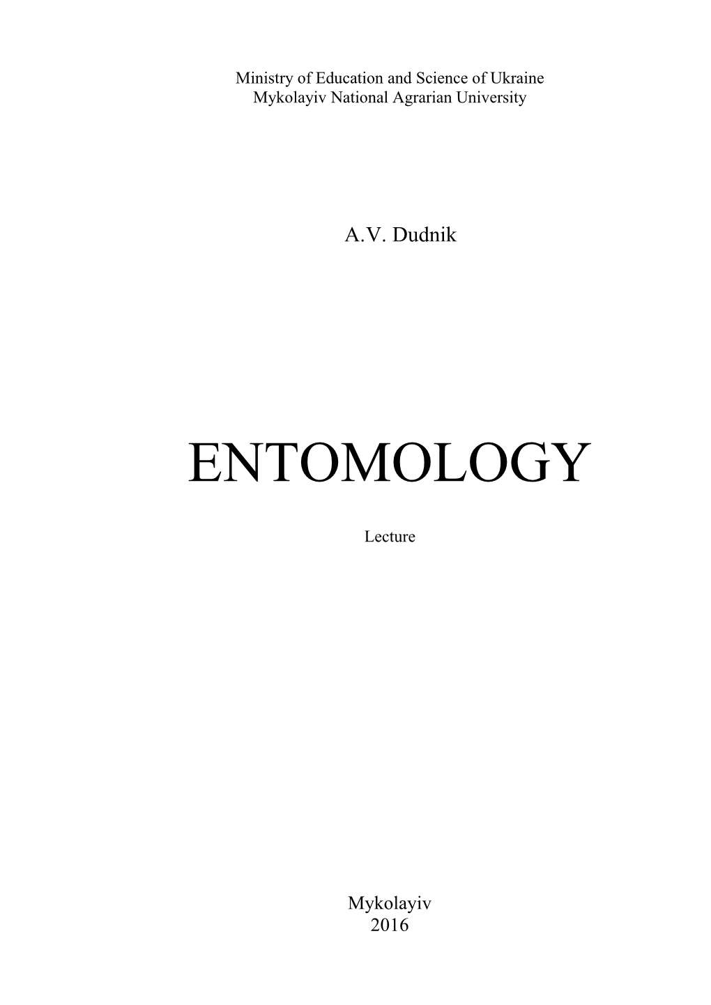 ENTOMOLOGY.Pdf