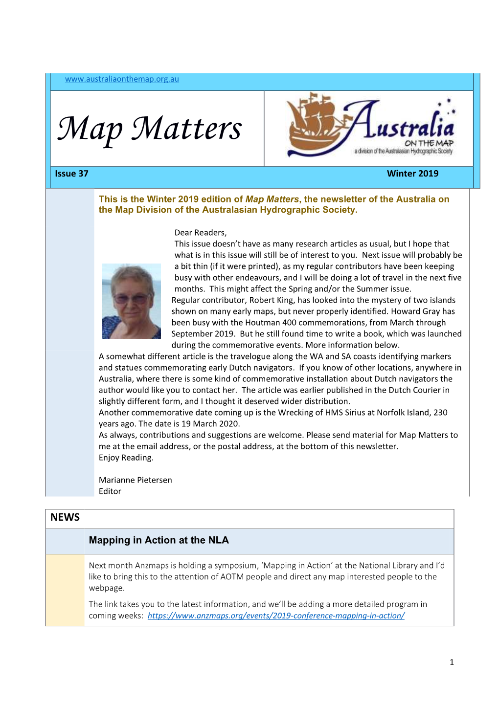 Map Matters Issue 37