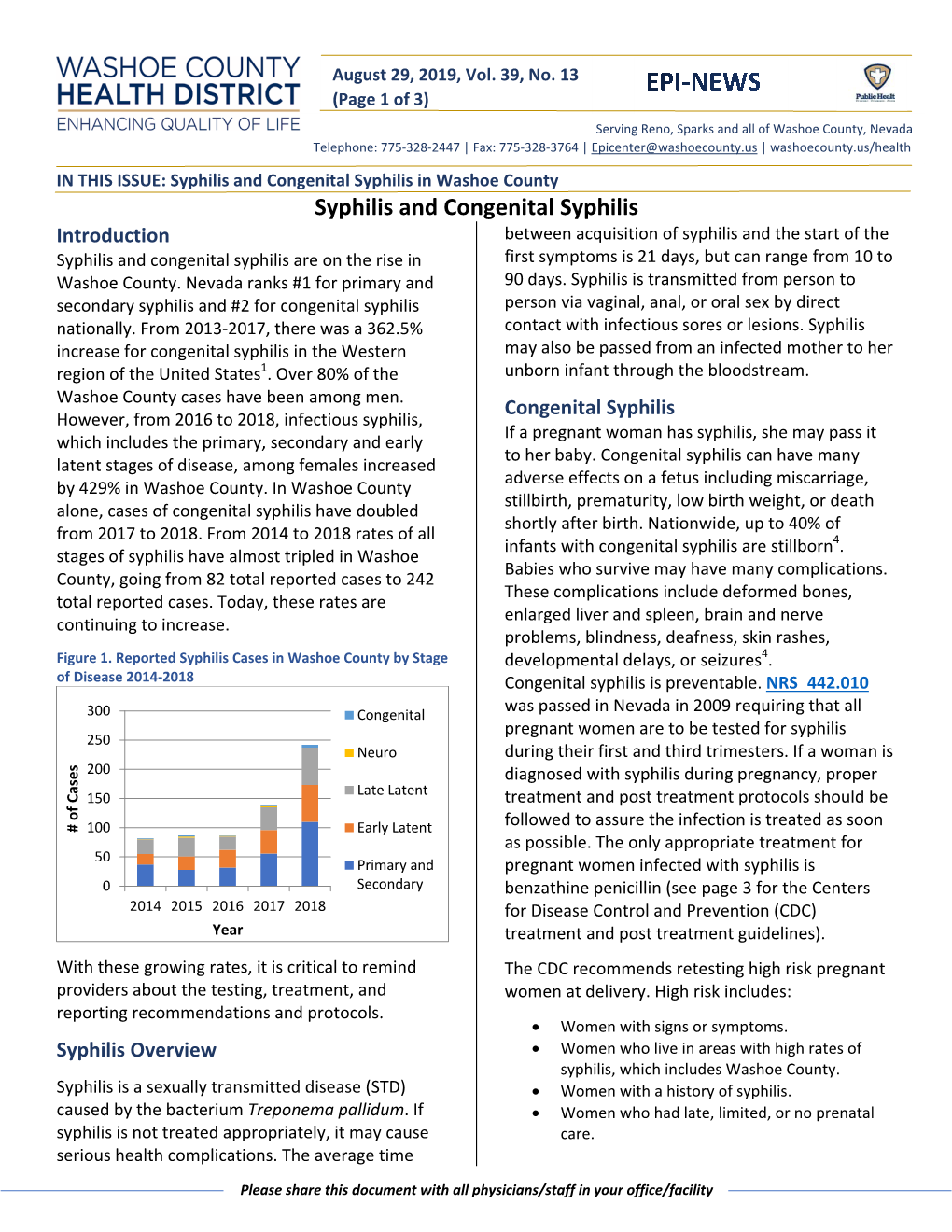 08/29/2019- Syphilis and Congenital Syphilis