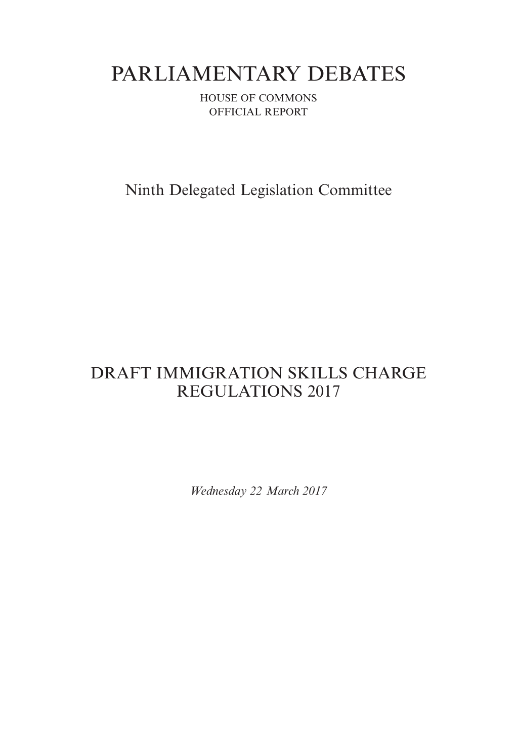 Draft Immigration Skills Charge Regulations 2017 0.12 MB