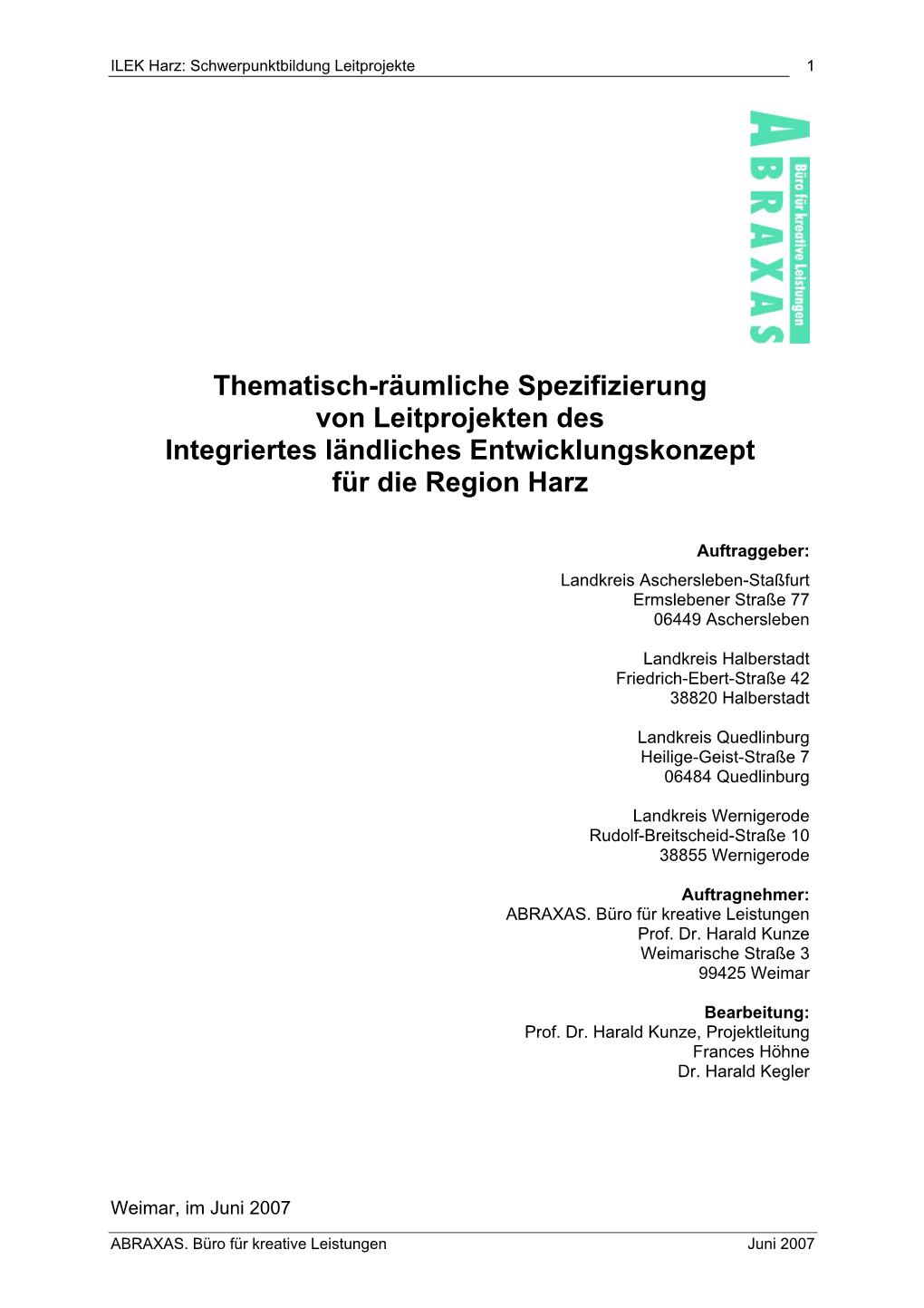 Integriertes Lndliches Entwicklungskonzept