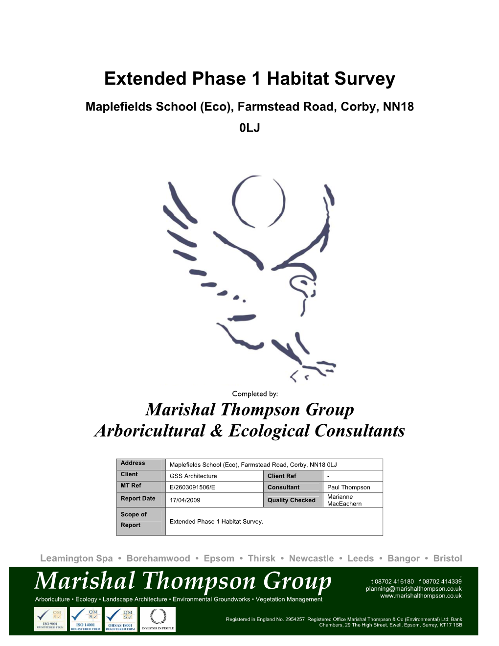 Phase 1 Habitat Survey