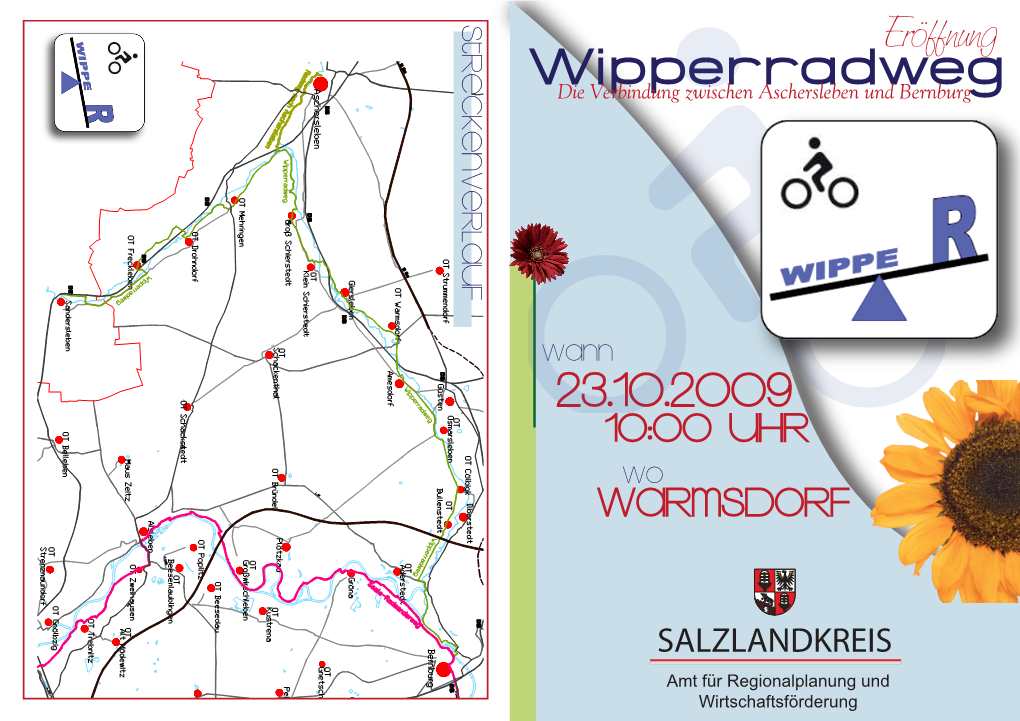 Wipperradwegdie Verbindung Zwischen Aschersleben Und Bernburg