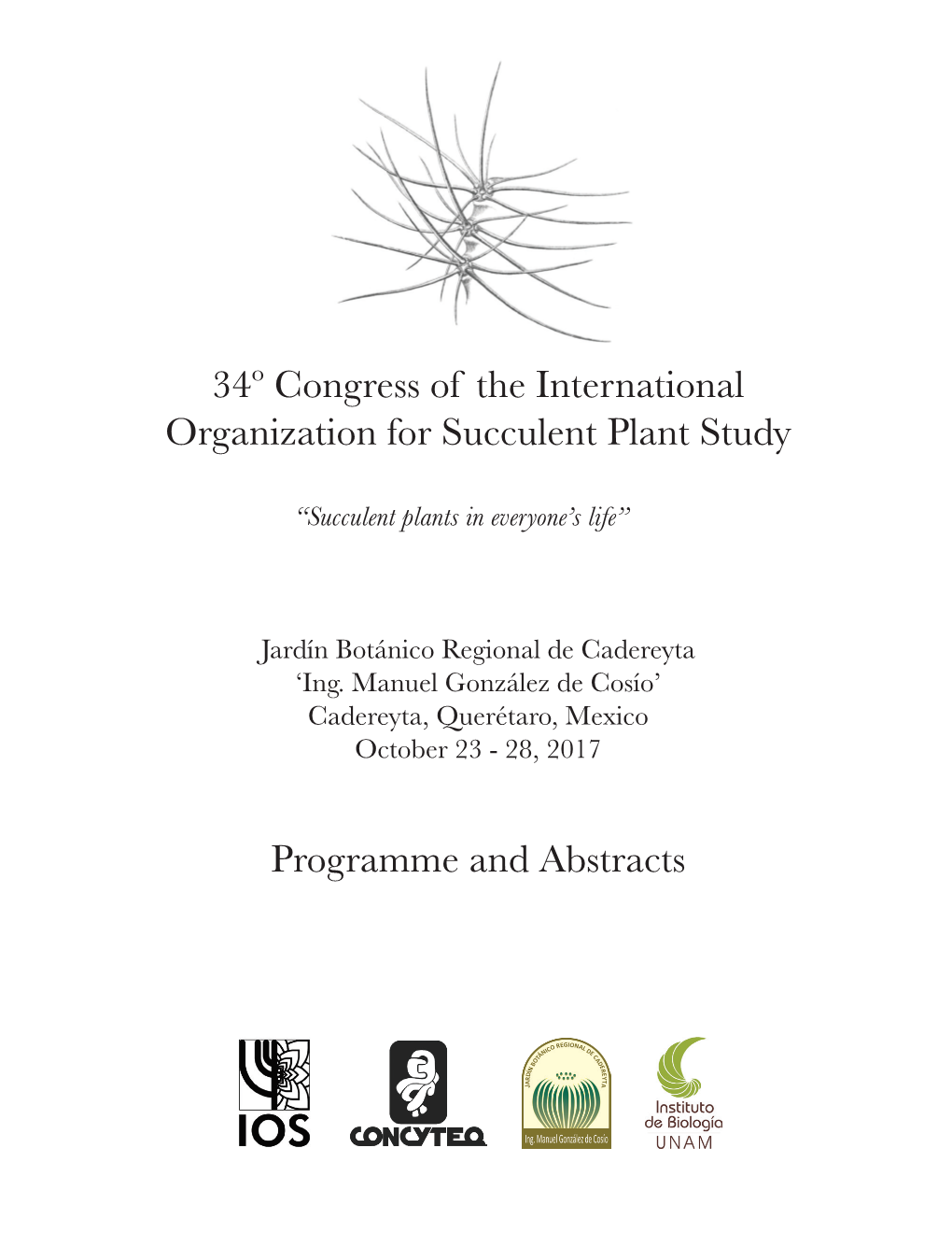 34º Congress of the International Organization for Succulent Plant Study