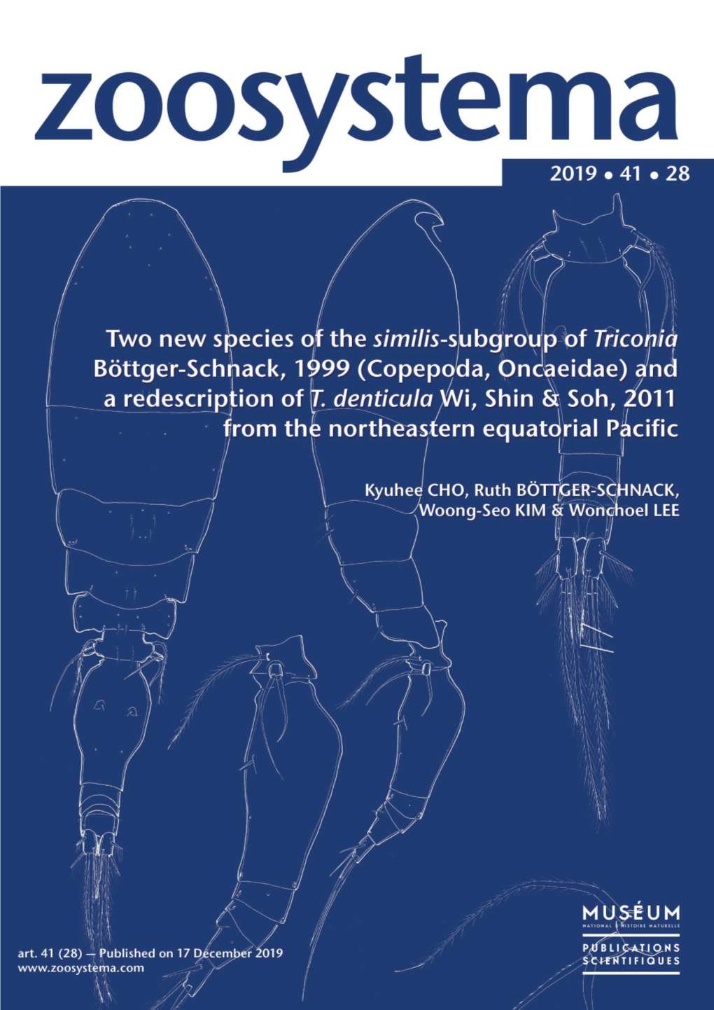 Two New Species of the Similis-Subgroup of Triconia Böttger-Schnack, 1999 (Copepoda, Oncaeidae) and a Redescription of T. Denti