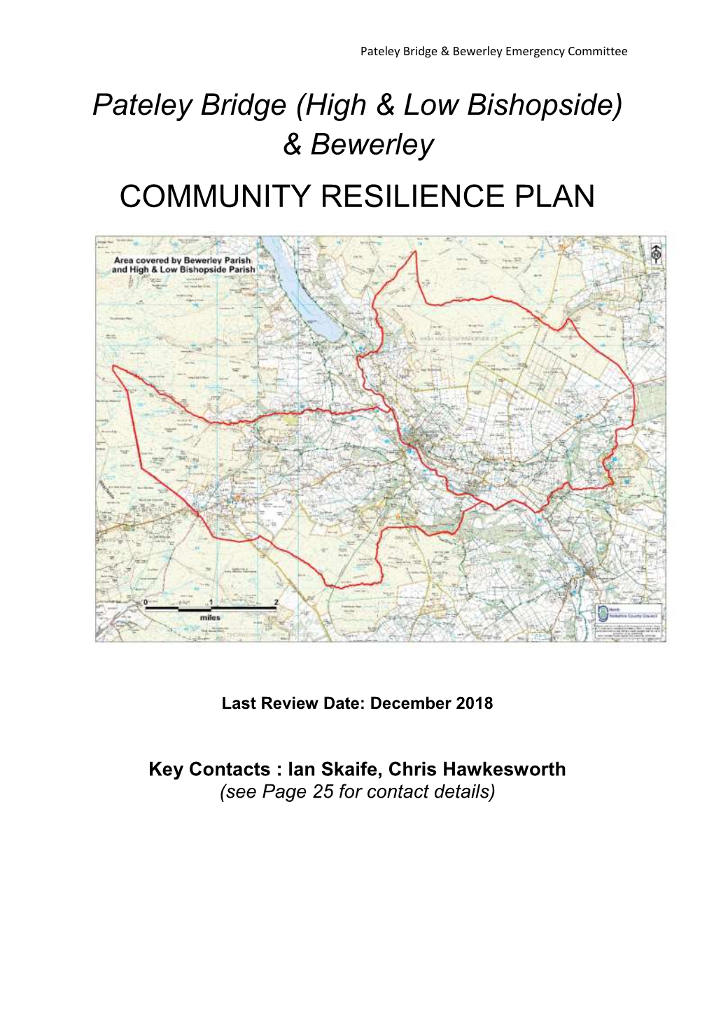 Community Resilience Plan