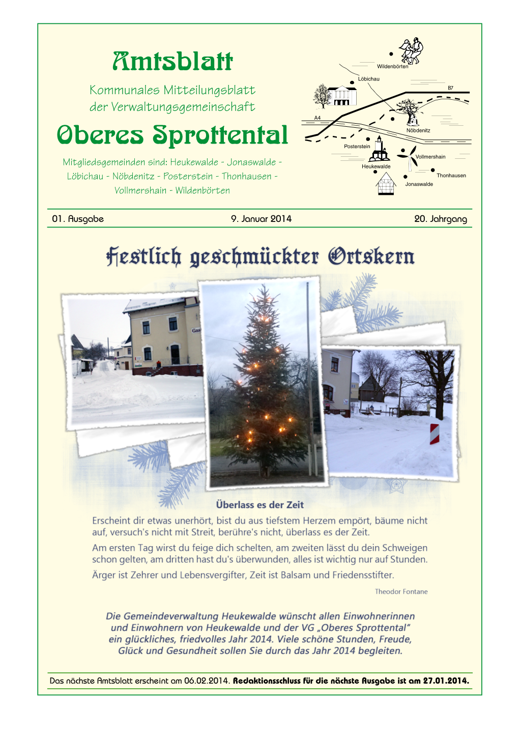 Amtsblatt Oberes Sprottental