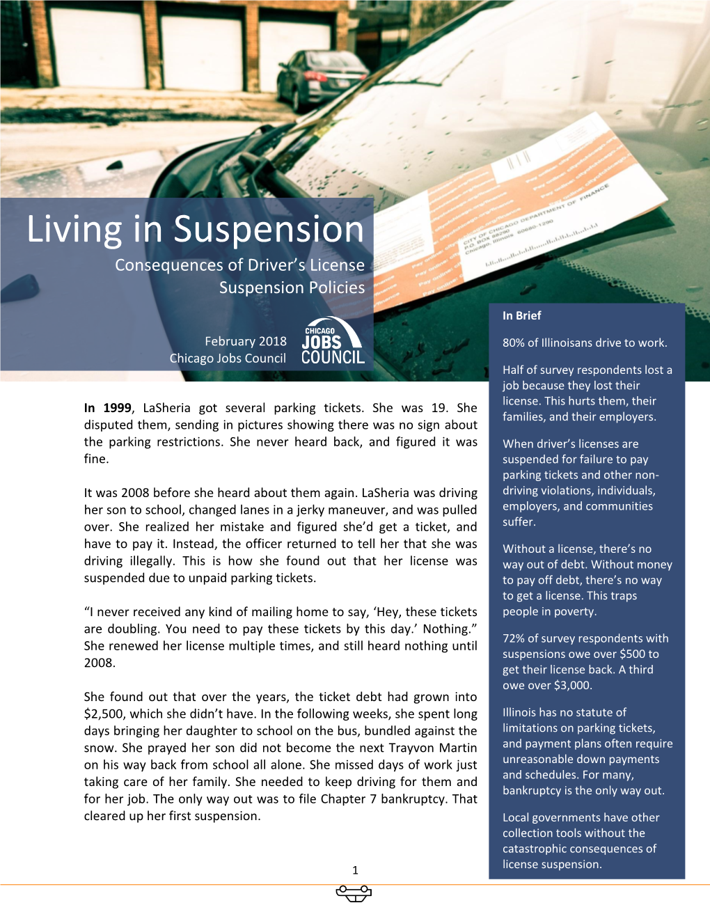 Living in Suspension