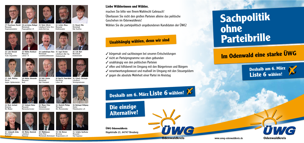 Wahlprospekt 2016