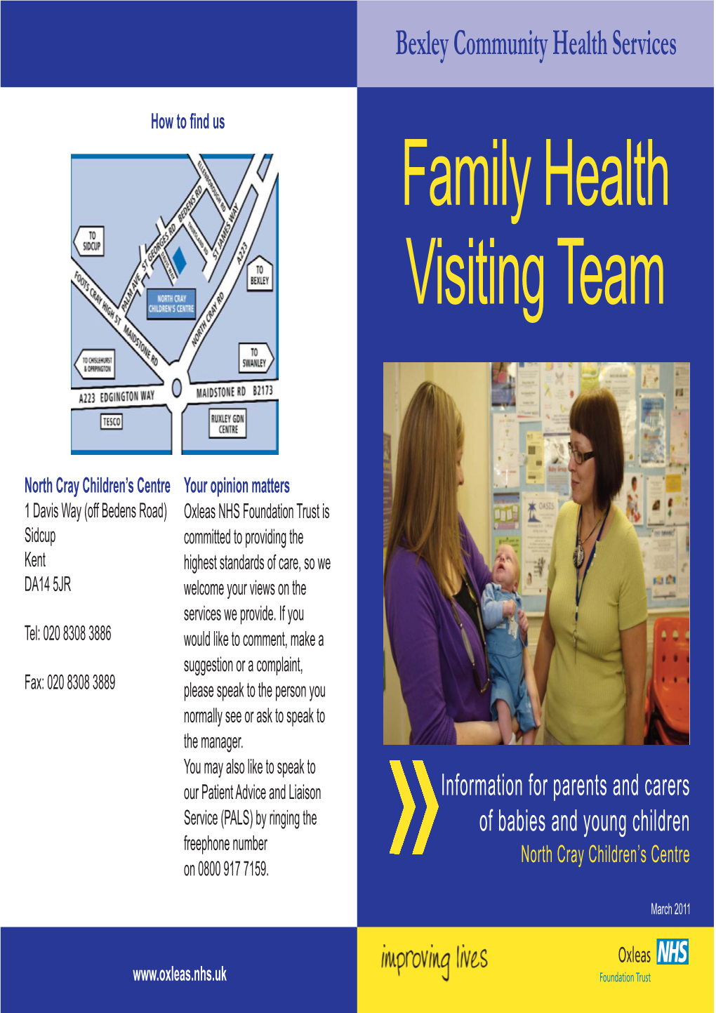 North Cray Family Health Visiting 4Pp A5 Externaltemp Layout 1