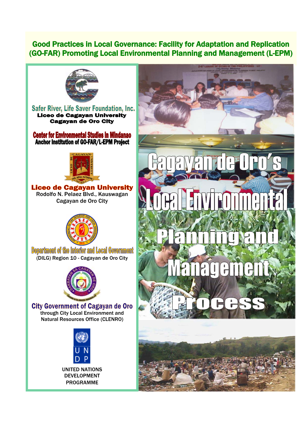 Promoting Local Environmental Planning and Management (L-EPM)