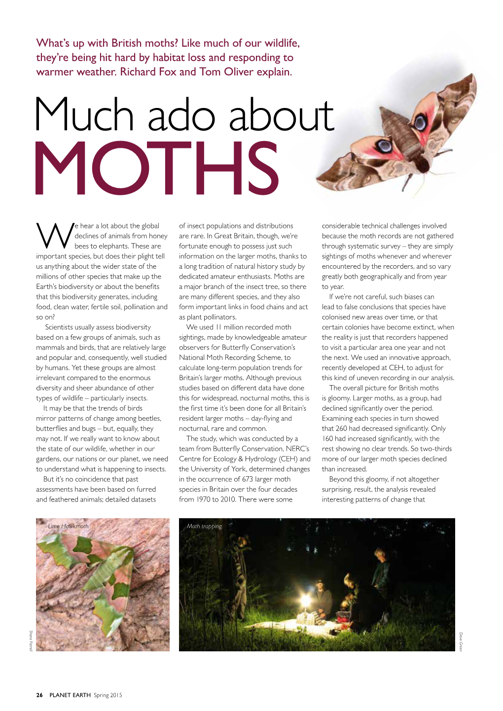 Much Ado About MOTHS