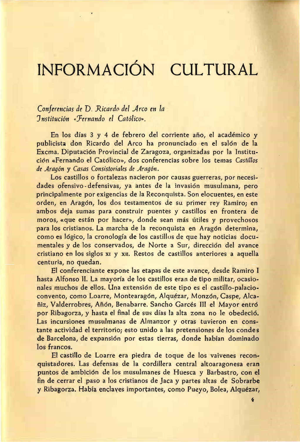 Información Cultural