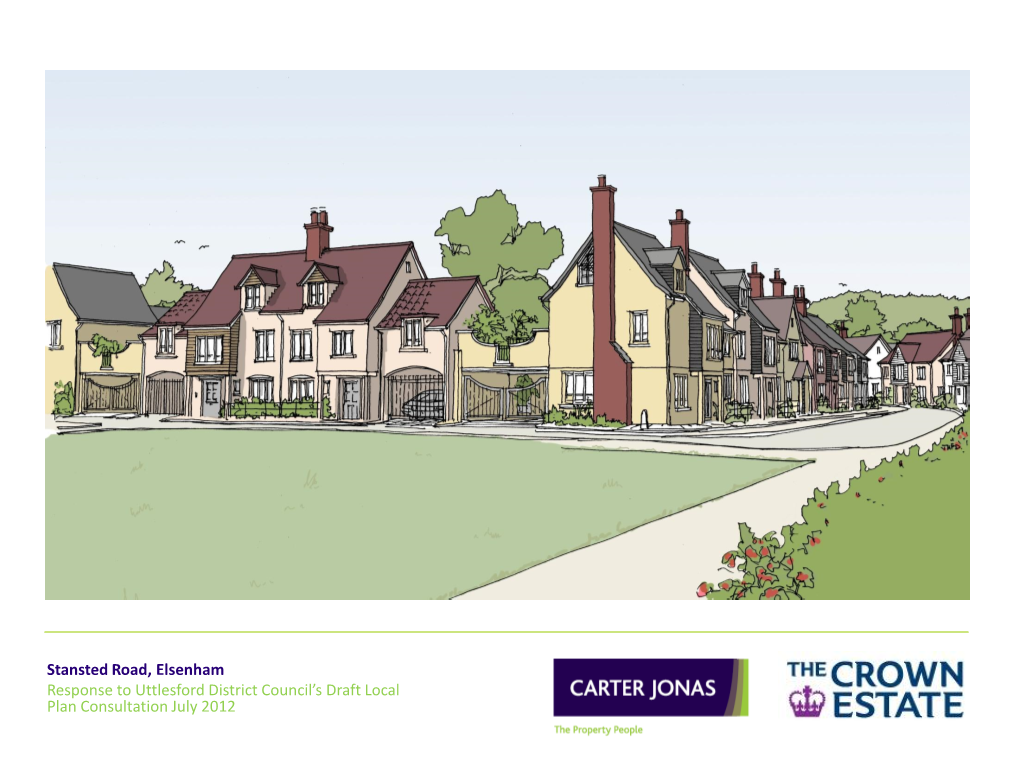 Stansted Road, Elsenham Response to Uttlesford District Council's Draft