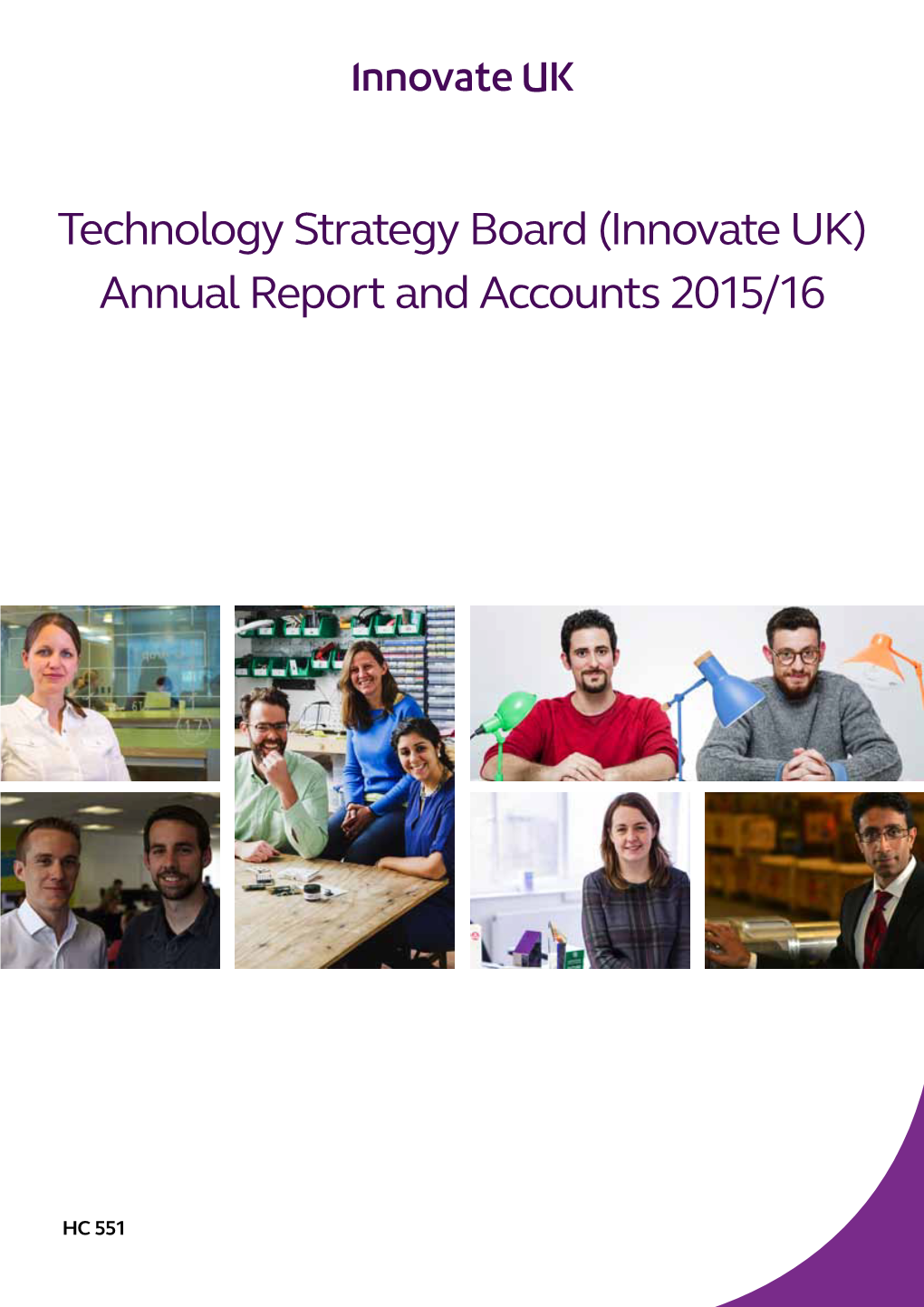 Technology Strategy Board (Innovate UK) Annual Report and Accounts 2015/16