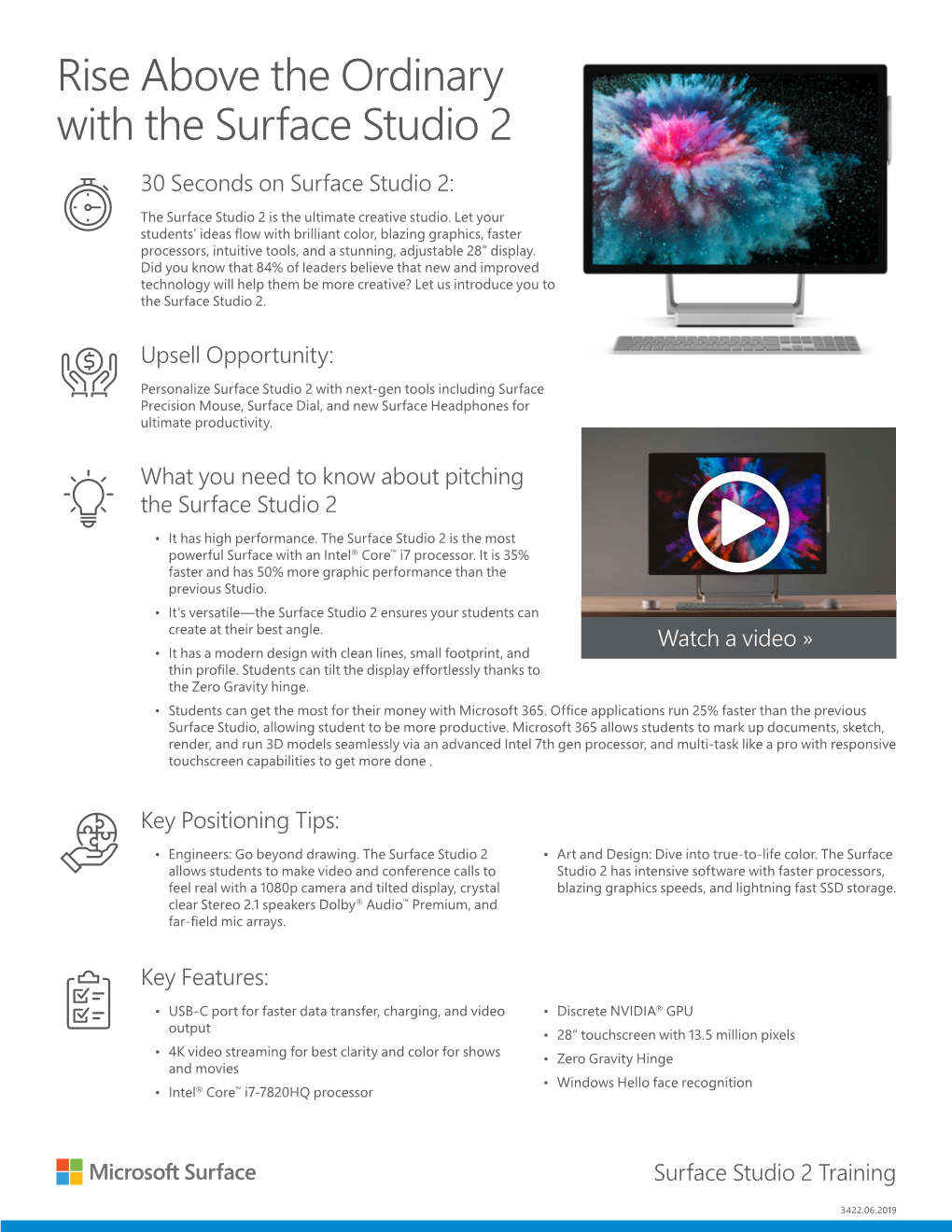 Rise Above the Ordinary with the Surface Studio 2 30 Seconds on Surface Studio 2