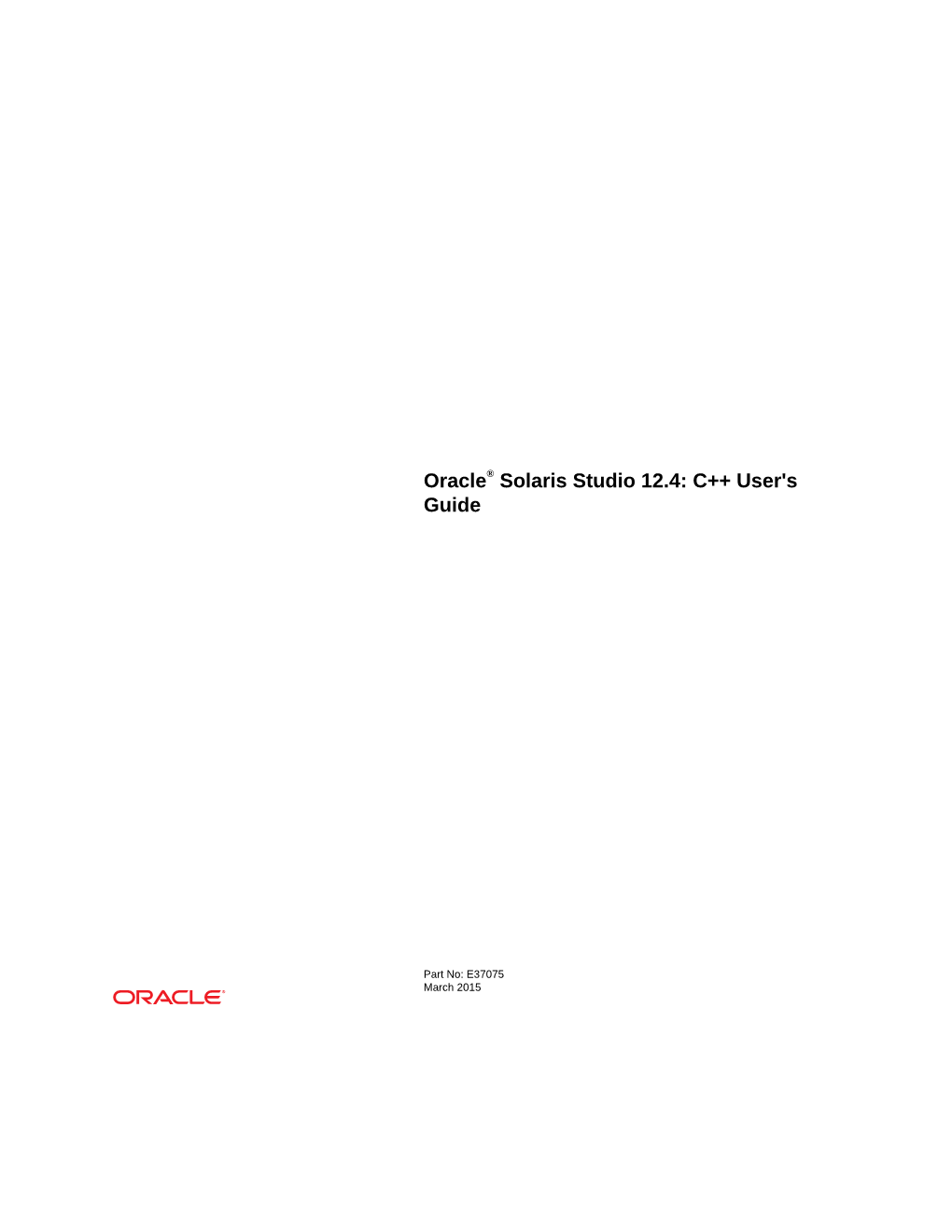 Oracle® Solaris Studio 12.4