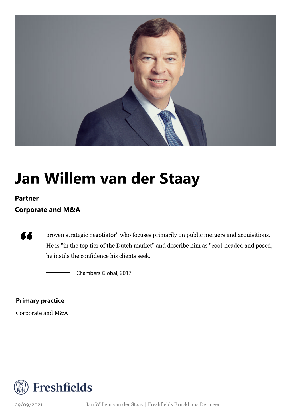Jan Willem Van Der Staay