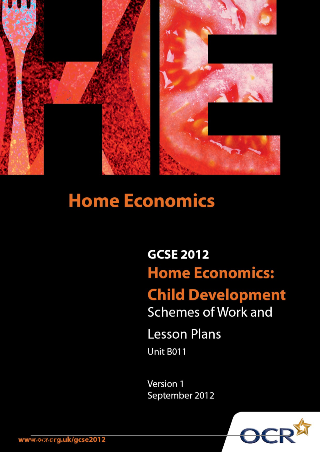 Sample Scheme of Work: OCR GCSE Home Economics (Child Development) Unit B011: Short Task