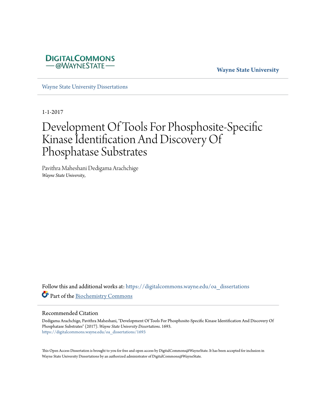 Development of Tools for Phosphosite-Specific Kinase Identification and Discovery of Phosphatase Substrates