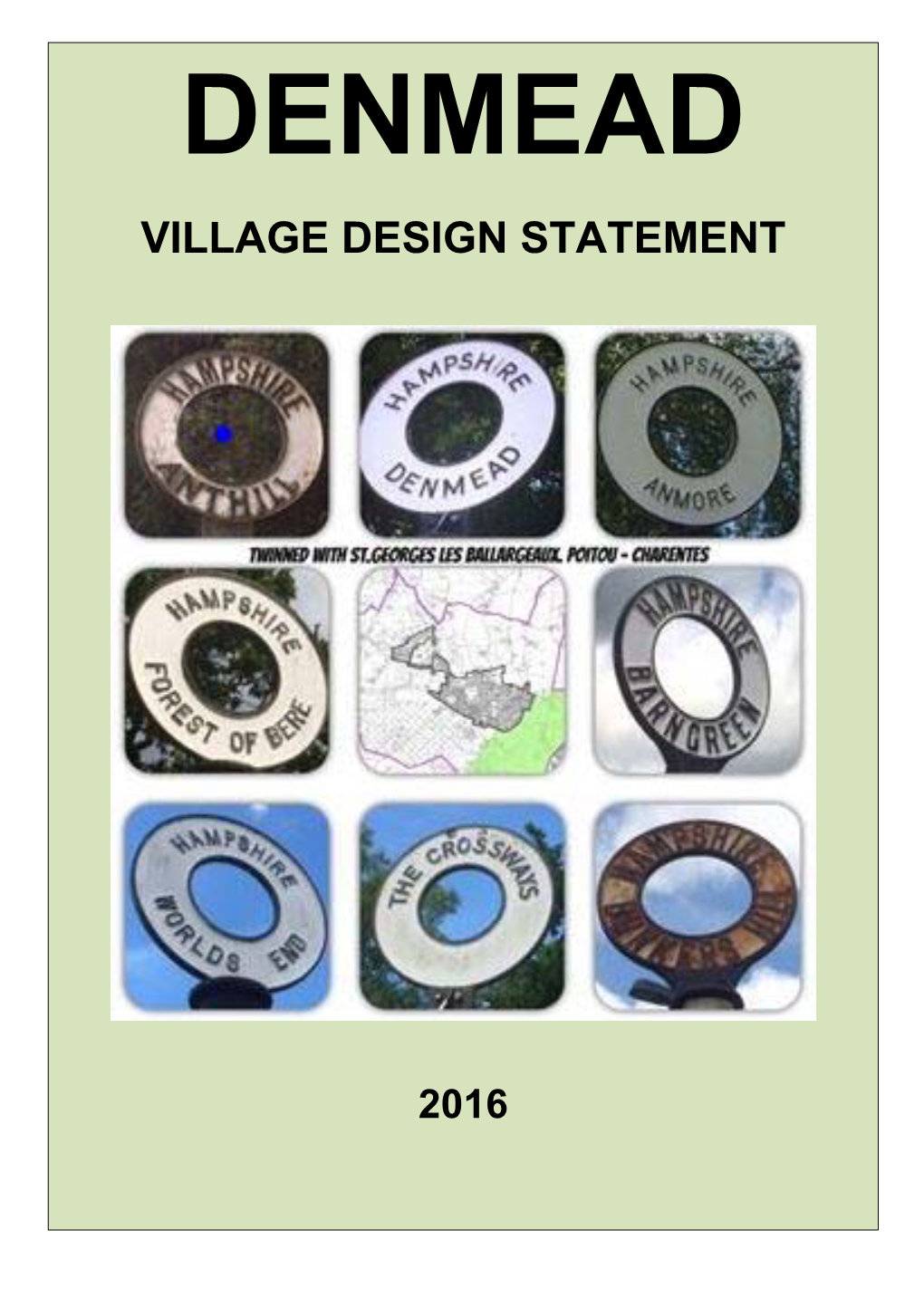 Denmead Village Design Statement (2016)