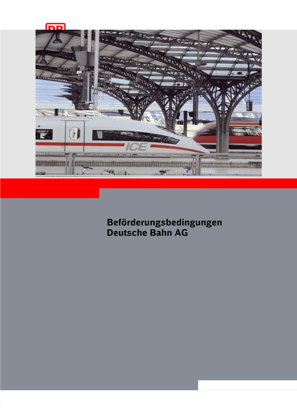 Beförderungsbedingungen Deutsche Bahn AG