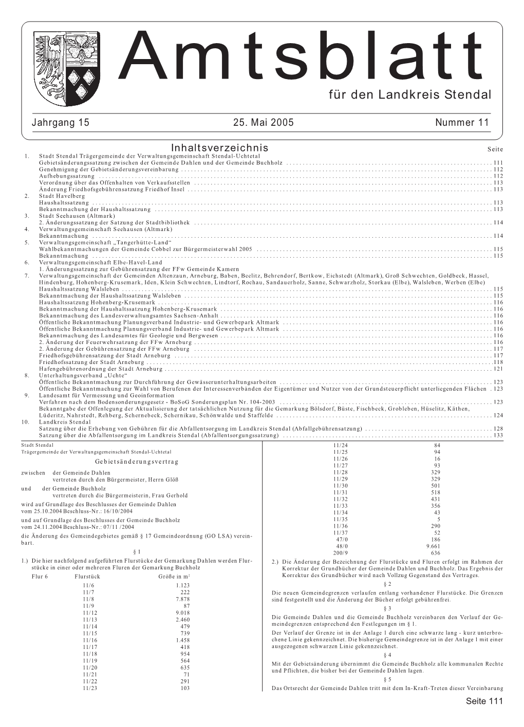 Amtsblatt 2005-11