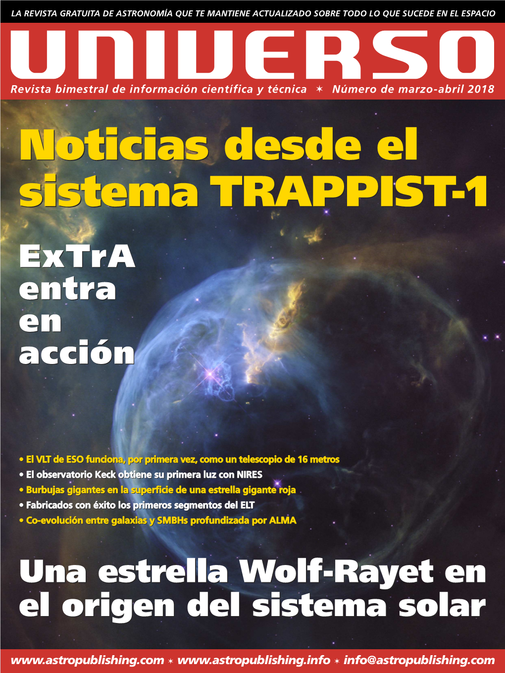 UNIVERSO MARZO-ABRIL 2018 Trappist1 SP L'astrofilo 27/02/2018 11:48 Page 5