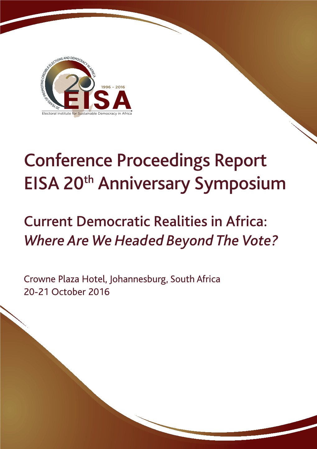 EISA 20Th Anniversary Symposium Conference