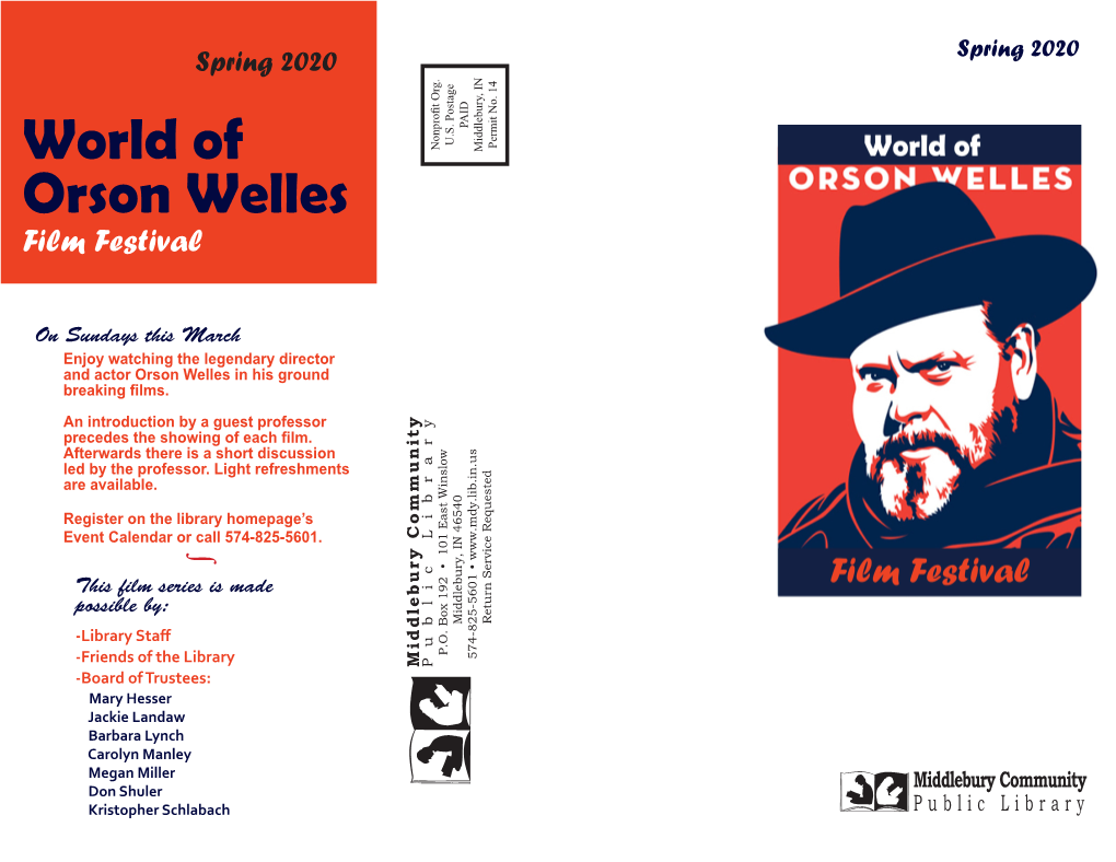 World of Orson Welles