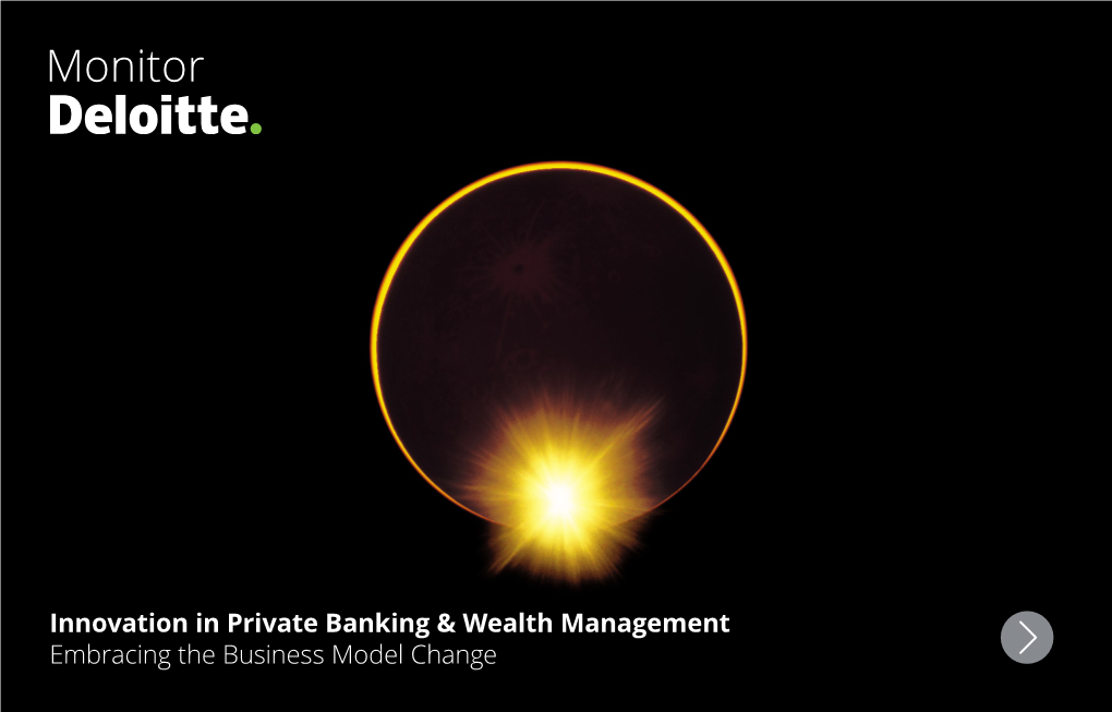 Innovation in Private Banking & Wealth Management