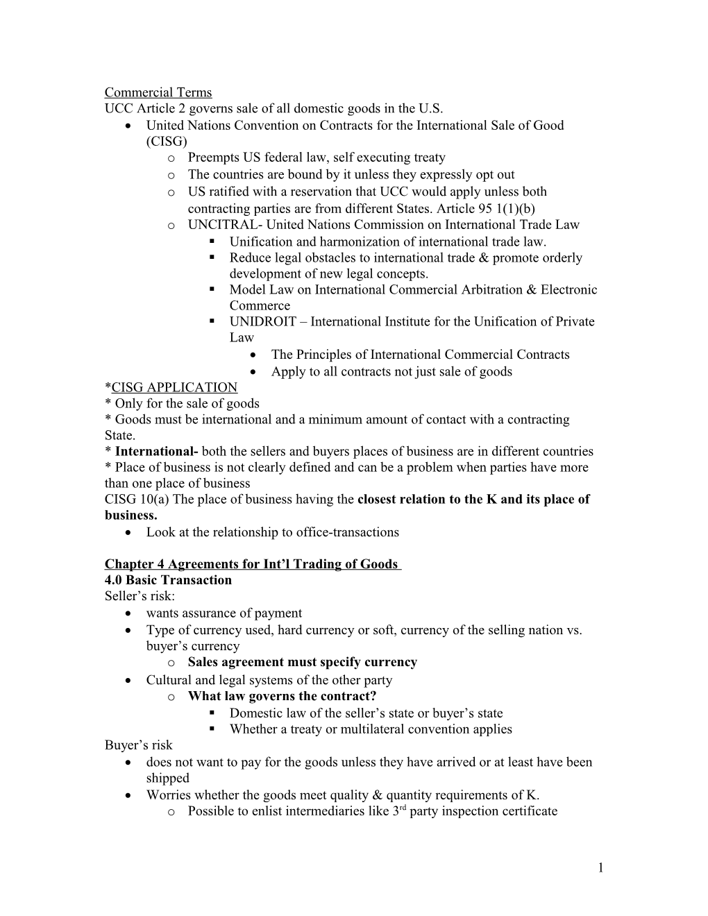 UCC Article 2 Governs Sale of All Domestic Goods in the U.S