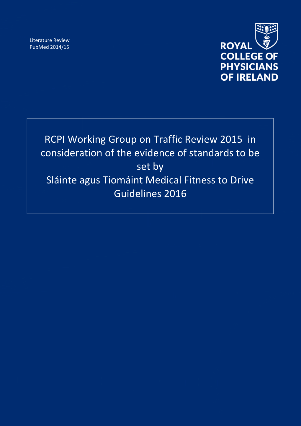 RCPI Working Group on Traffic Review 2015 in Consideration of The