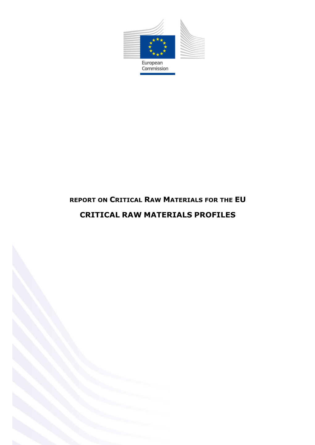 Critical Raw Materials Profiles