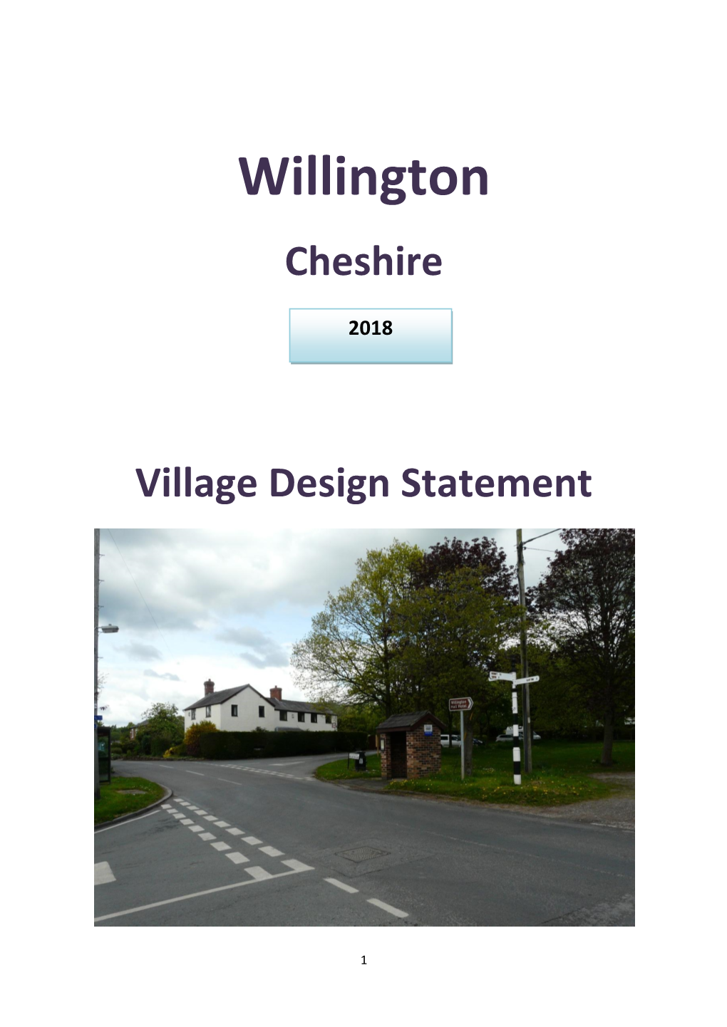 Willington Village Design Statement 2018