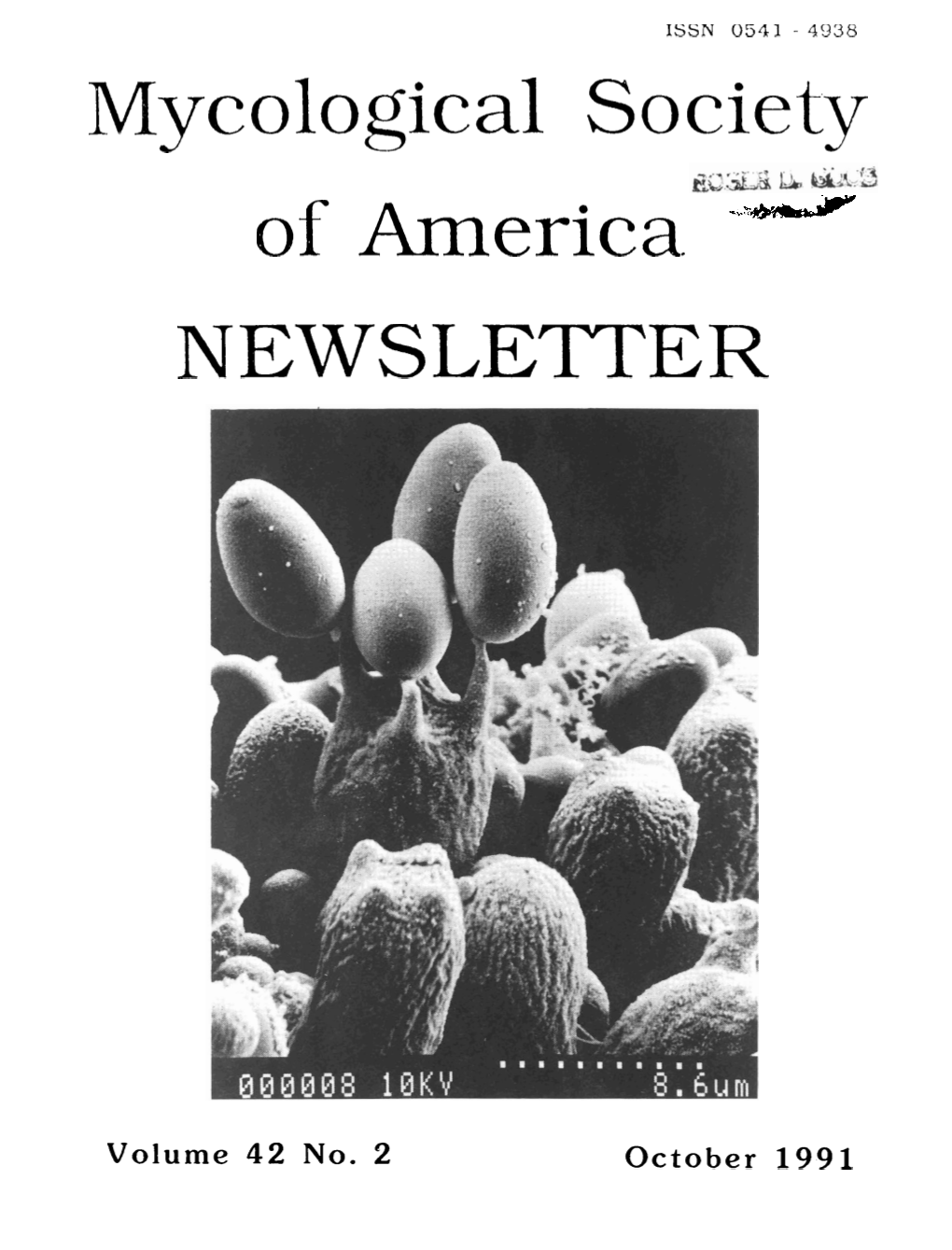October 1991 SUSTAINING MEMBERS of the MYCOLOGICAL SOCIETY of AMERICA