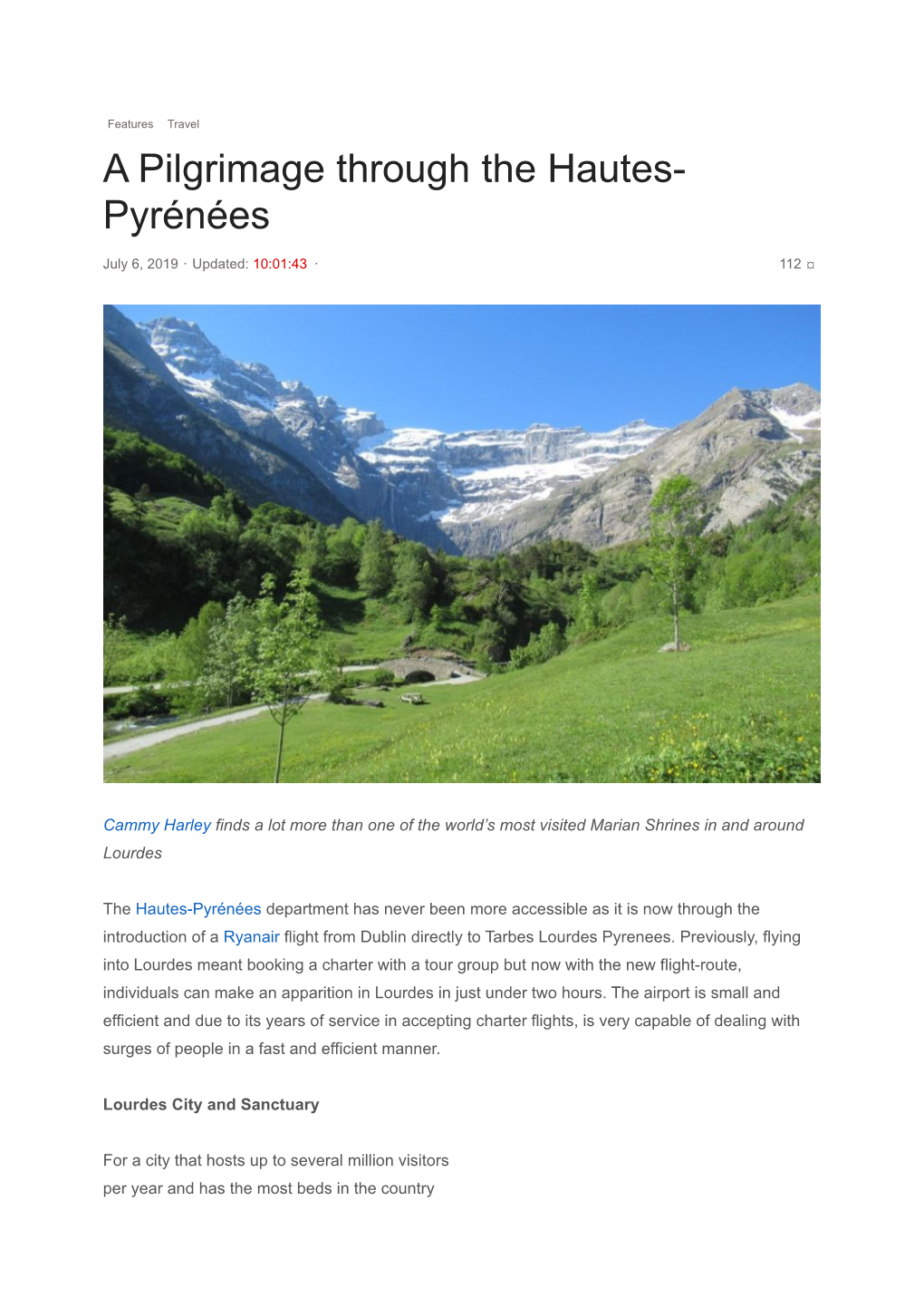 A Pilgrimage Through the Hautes-Pyrénées – Tootlafrance