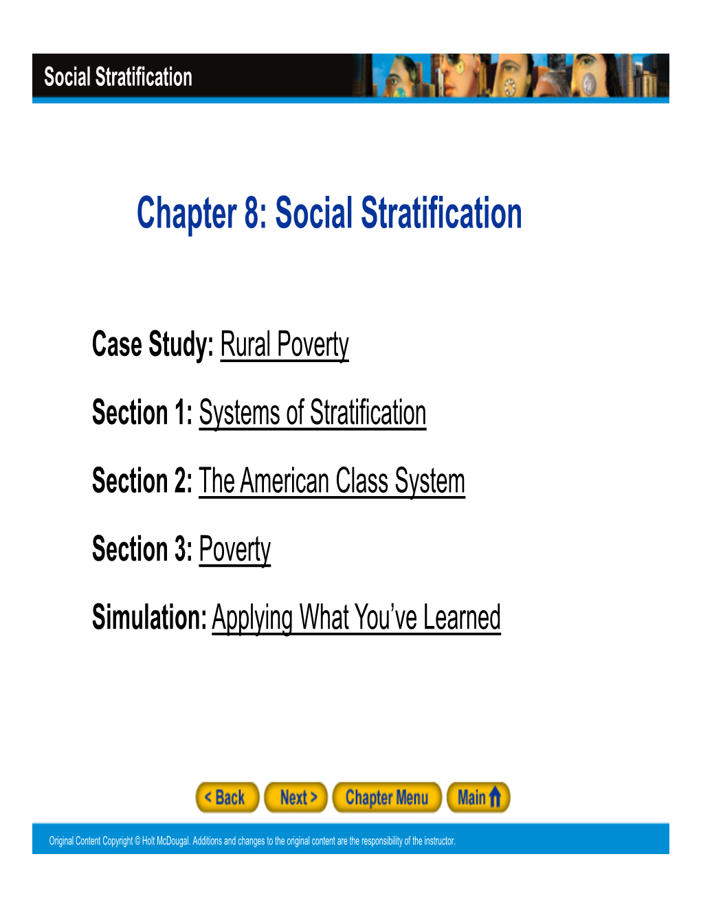 Chapter 8: Social Stratification