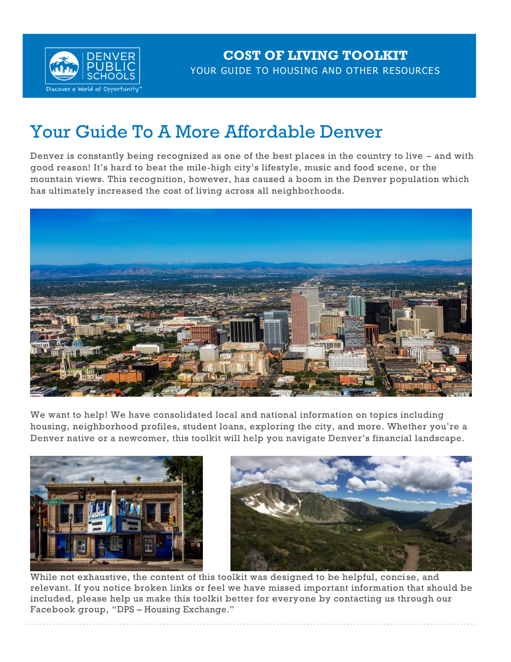 Your Guide to a More Affordable Denver