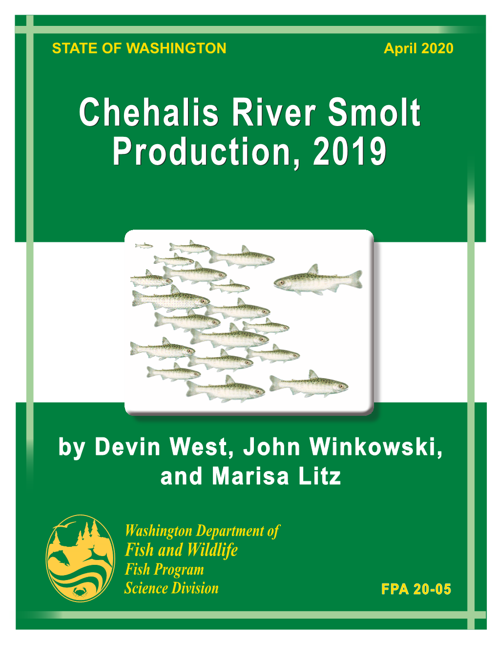Chehalis River Smolt Production, 2019
