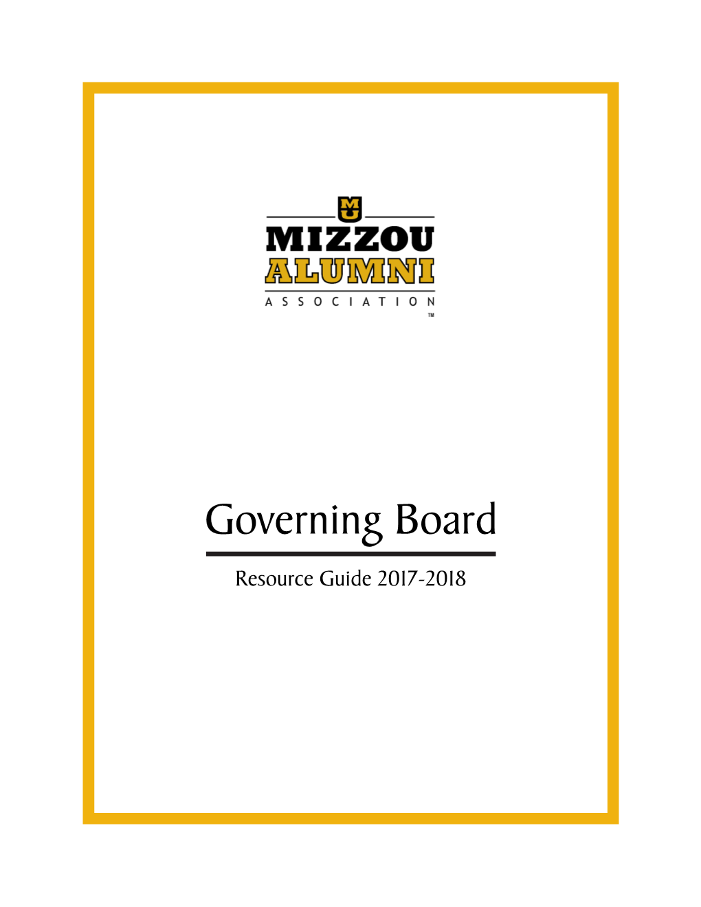 Governing Board Resource Guide 2017-2018