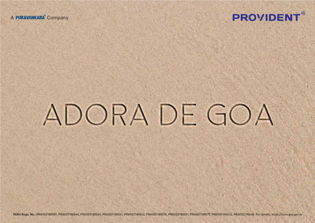 RERA Regn. No.: PRGO02180009, PRGO07180544, PRGO07180560, PRGO07180561, PRGO07180562, PRGO07180578, PRGO02180031, PRGO07180577, PRGO09180612, PRGO02190645