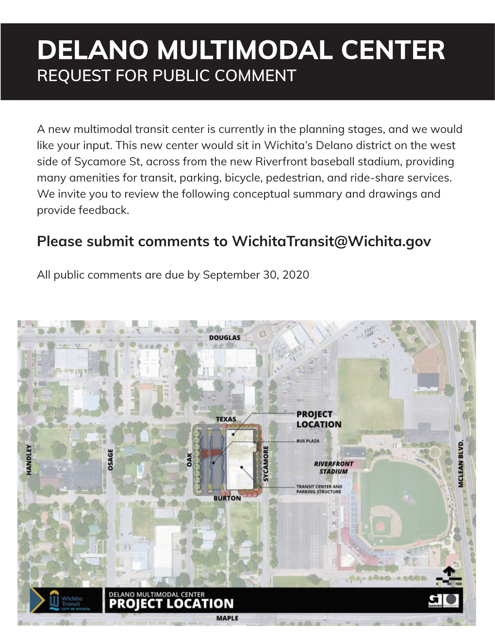 Multimodal Center Request for Public Comment